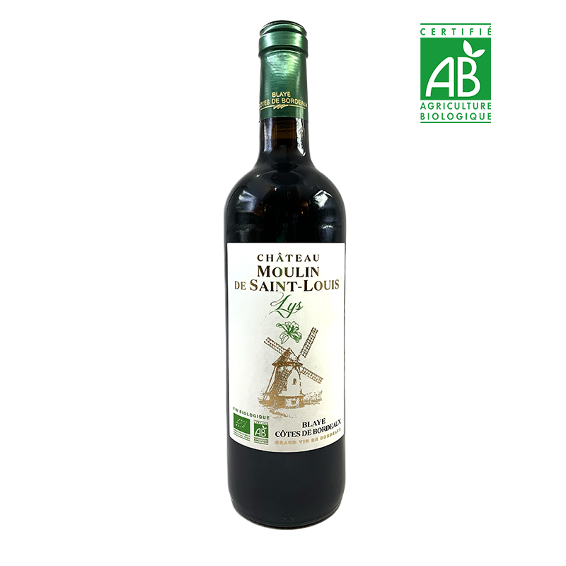 Vin Côtes de Blaye Château Moulin St Louis 2018