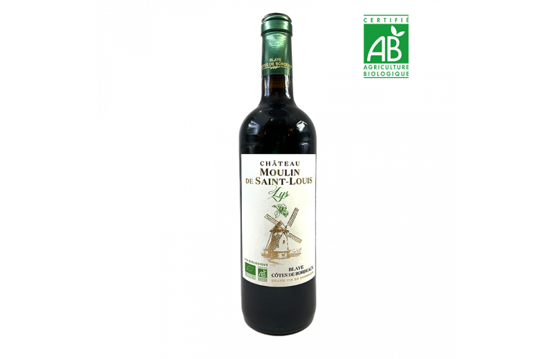 Vin Côtes de Blaye Château Moulin St Louis 2018