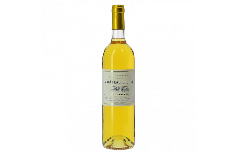 VIN SAUTERNES BLANC MOELLEUX CHÂTEAU LE JUGE 2015