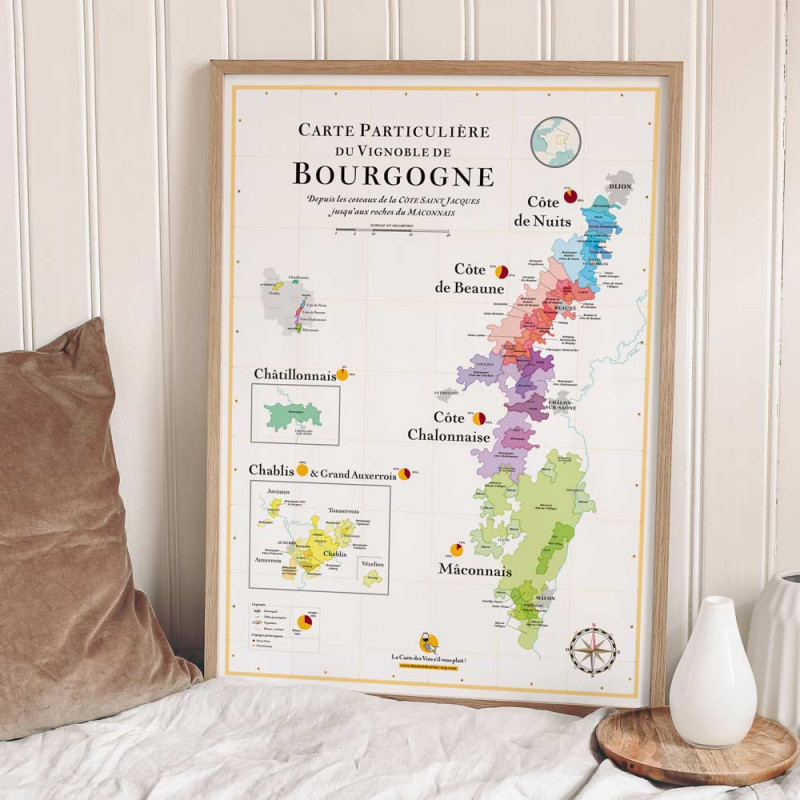 La Carte des Vins de Bourgogne