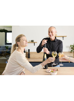 Preserve Duo Peugeot - Pompe de Conservation Double Fonction Vin & Effervescent