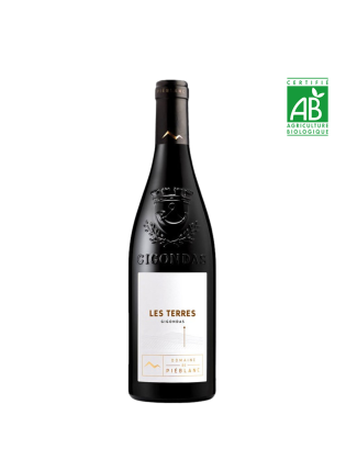 VIN GIGONDAS ROUGE LES TERRES DOMAINE PIEBLANC  2023