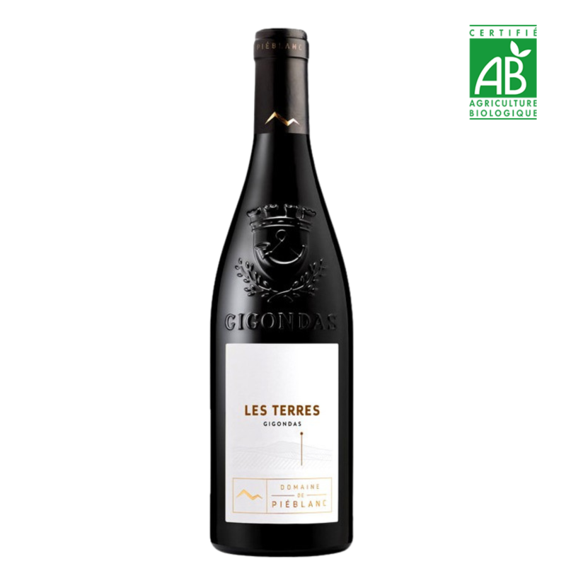 Vin Gigondas Domaine Pièblanc Les Terres BIO 2023